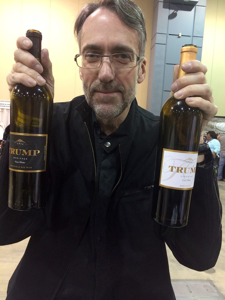 Me with Trump wines!