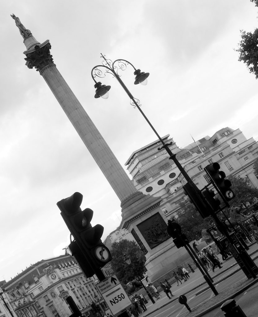 Nelson's Column on Trafalgar Square 